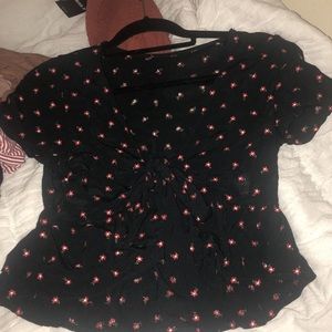 Wrap top from brandy